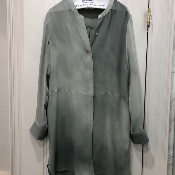 Sage 100% Silk Midi Dress by Wilfred - Picture 1 of 3